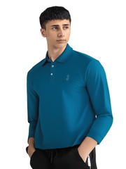 Premium Polo Collar T-Shirt – Style, Comfort, and Versatility for All Seasons/ BLUE