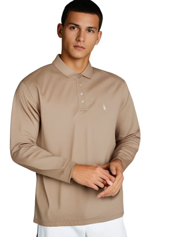 Premium Polo Collar T-Shirt – Style, Comfort, and Versatility for All Seasons/ Brown