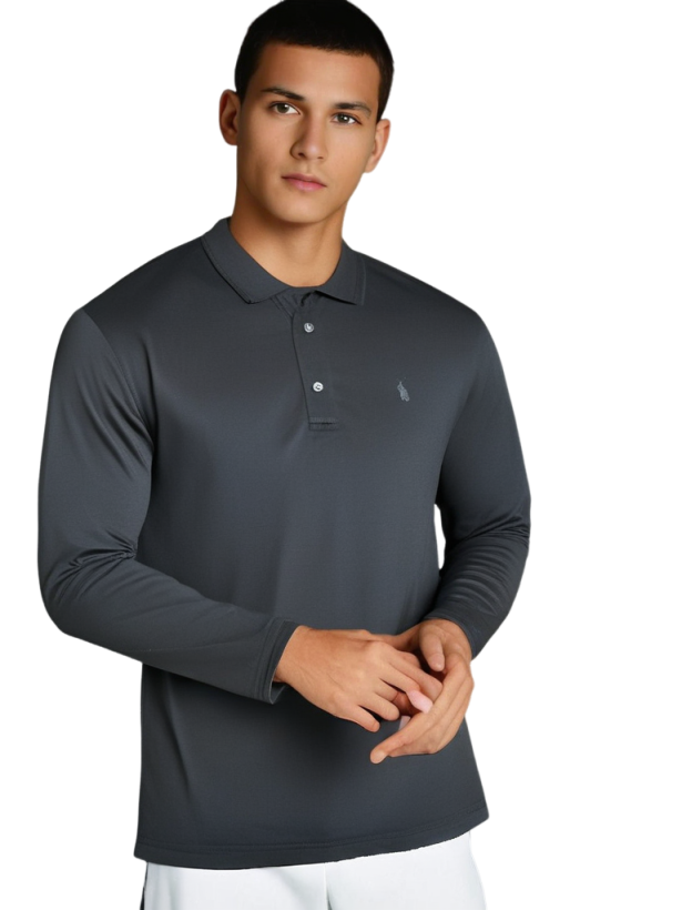 Premium Polo Collar T-Shirt – Style, Comfort, and Versatility for All Seasons/ BLACK