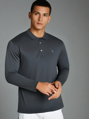 Premium Polo Collar T-Shirt – Style, Comfort, and Versatility for All Seasons/ BLACK