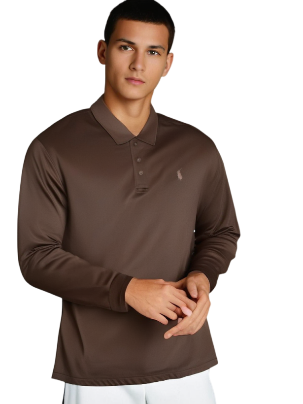 Premium Polo Collar T-Shirt – Style, Comfort, and Versatility for All Seasons/ Dark Brown